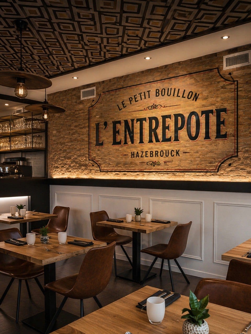 Salle du restaurant L'Entrepotes